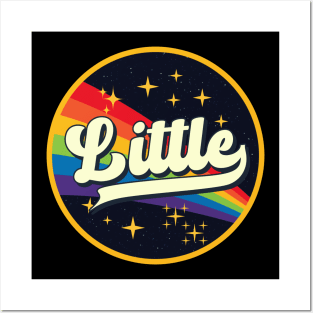 Little // Rainbow In Space Vintage Style Posters and Art